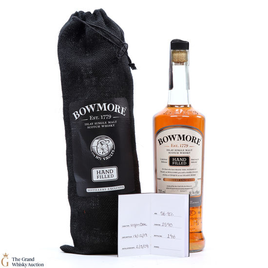 Bowmore - 10 Year Old - 2019 Hand Fill - Virgin Oak #1590