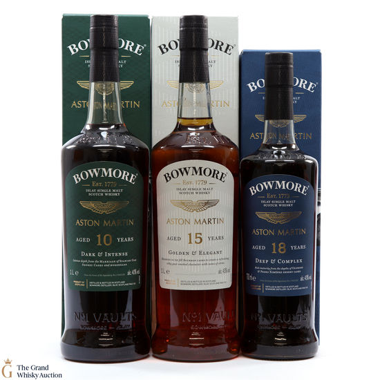 Bowmore - Aston Martin - Edition 1, 2 + 3