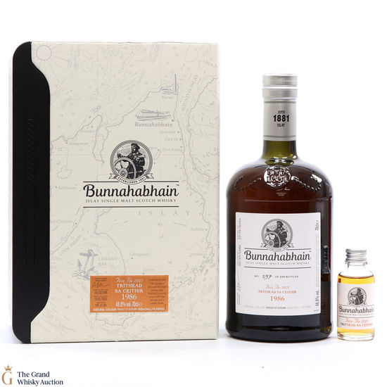 Bunnahabhain - 34 Year Old 1986 Trithead Sa Ceithir Feis Ile 2021 + Sample