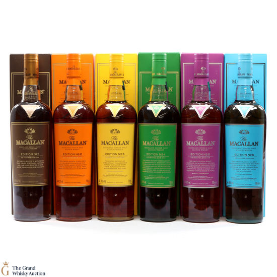 Macallan - Edition 1,2,3,4,5 & 6