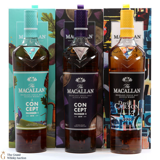 Macallan - Concept No.1, No.2 + No.3 (3 x 70cl)