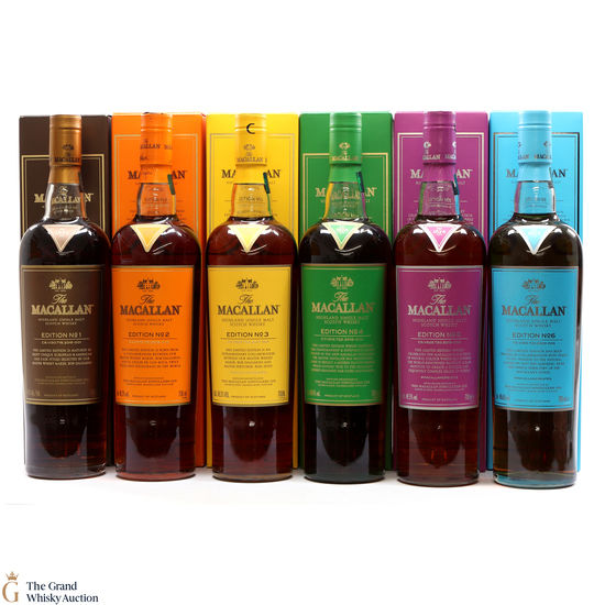 Macallan - Edition 1,2,3,4,5 & 6