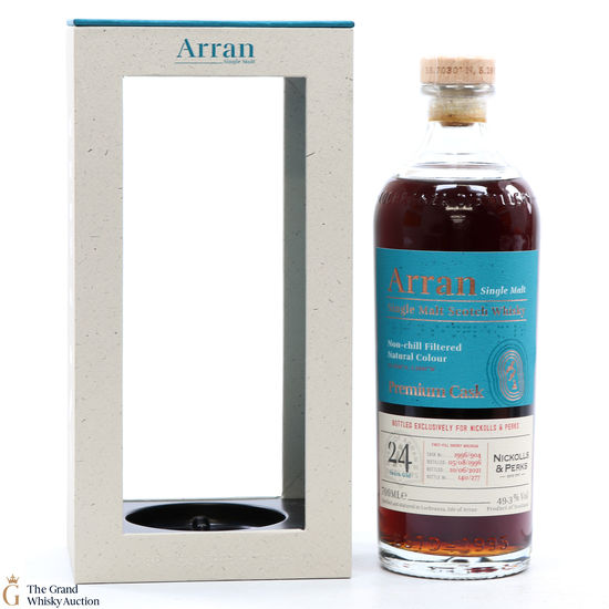 Arran - 24 Year Old - Sherry Cask #1996/904 Nickolls & Perks