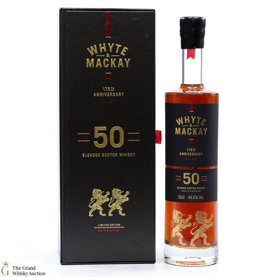 Whyte and Mackay - 50 Year Old 175th Anniversary 50cl