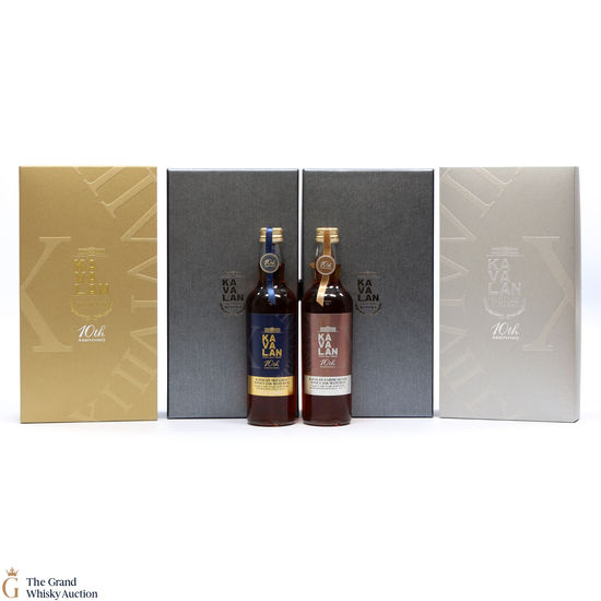 Kavalan - Sky Gold + Earth Silver Wine Cask - 10th Anniversary (20cl x 2)