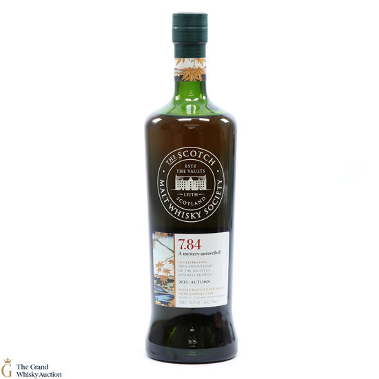 Longmorn - 27 Year Old -  SMWS 7.84 2013 - A Mystery Unravelled? - 20th Anniversary of the Society's Japanese Branch