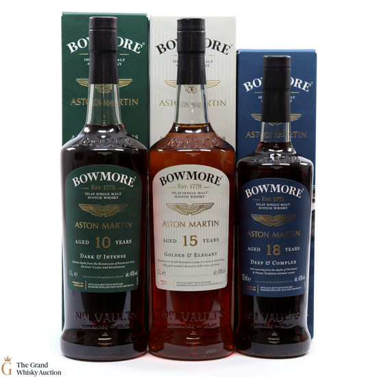 Bowmore - Aston Martin - Edition 1, 2 + 3