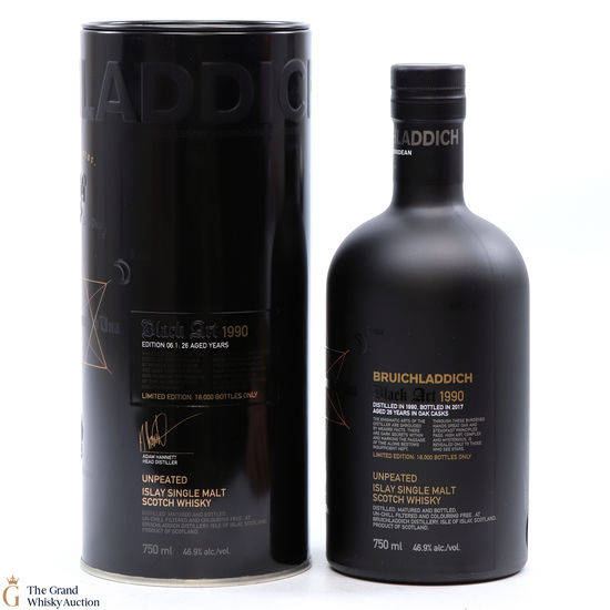Bruichladdich - 26 Year Old 1990 Black Art Edition 6.1