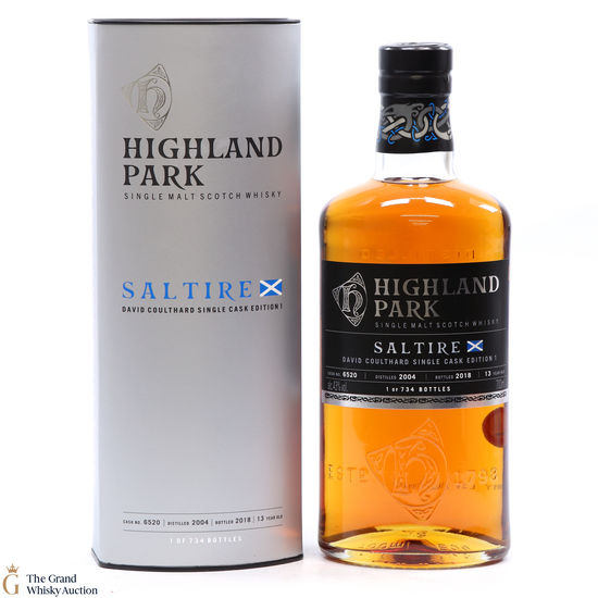 Highland Park - Saltire Edition 1 - David Coulthard 