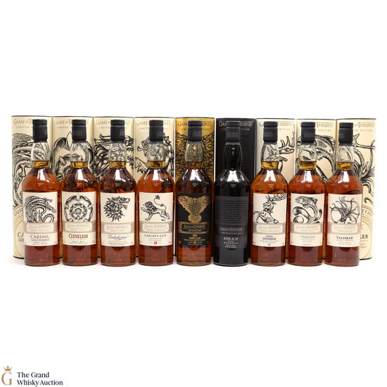 Game of Thrones - Limited Editions - 9 x 70cl (with Mortlach)