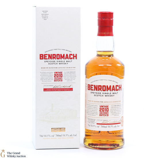 Benromach - Cask Strength 2010 - Batch 1 
