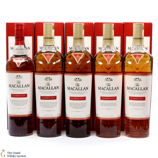 Macallan - Classic Cut - 2017, 2018, 2019, 2020 & 2021