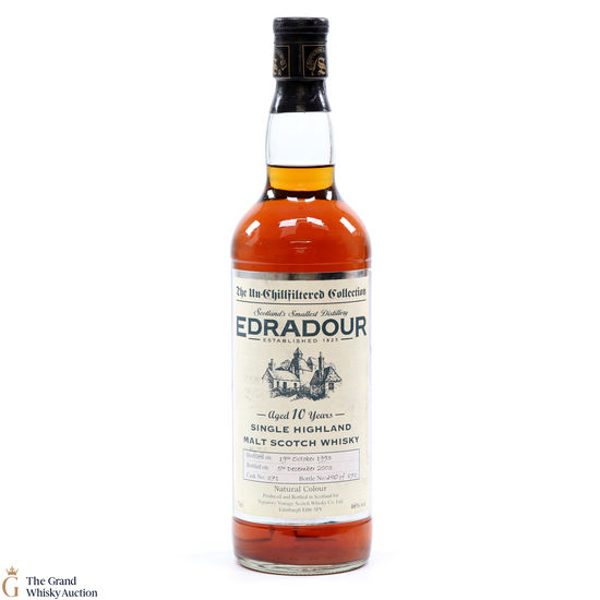 Edradour - 10 Year Old -  1993 Cask #371 - Signatory 