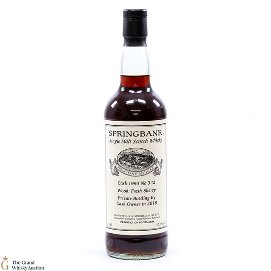 Springbank - Cask #342 1993 Private Cask