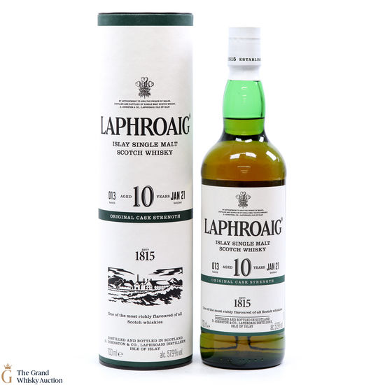 Laphroaig - 10 Year Old - Original Cask Strength Batch #013