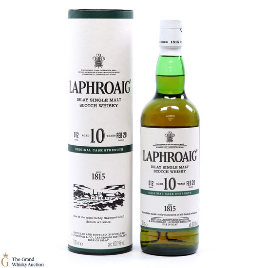 Laphroaig - 10 Year Old - Original Cask Strength Batch #012