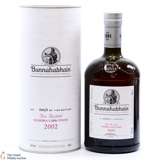 Bunnahabhain - 2002 - Maderia Finish - Fèis Ìle 2020