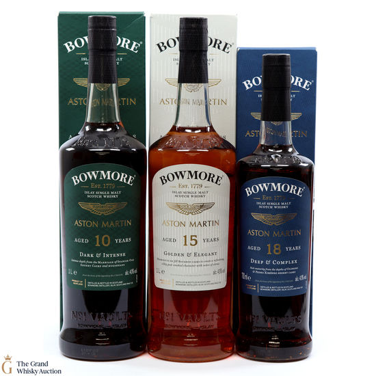 Bowmore - Aston Martin - Edition 1, 2 + 3