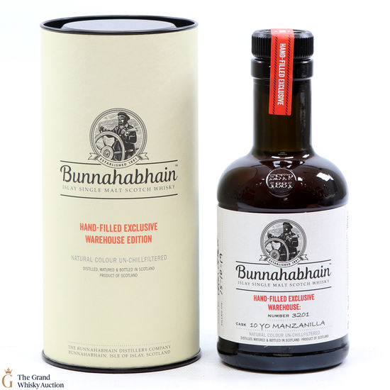 Bunnahabhain - 10 Year Old - Hand Filled #3201 - Manzanilla (20cl)