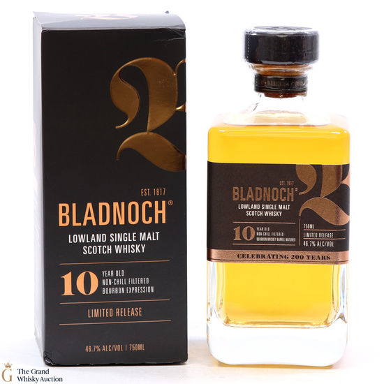 Bladnoch - 10 Year Old - Limited Release - Bourbon Expression 75cl