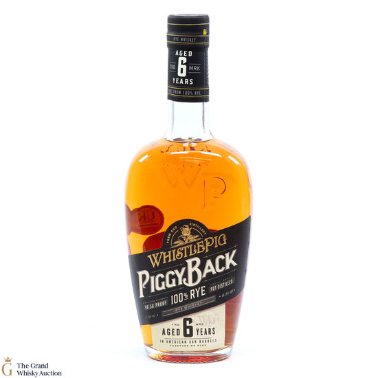 Whistlepig - 6 Year Old - Piggy Back 100% Rye
