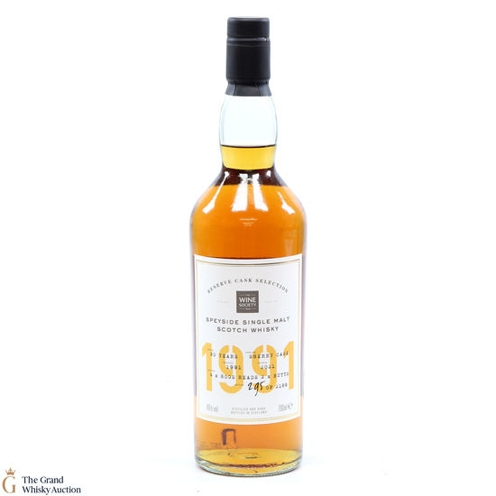 Speyside - 30 Year Old 1991 Sherry - Wine Society Reserve Cask No.2