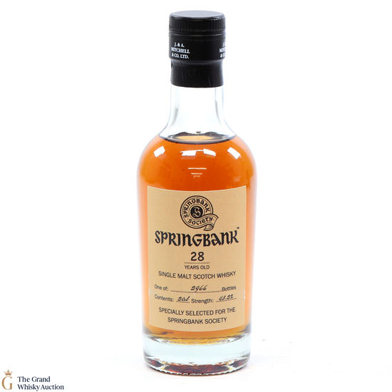 Springbank - 28 Year Old 2021 Society Release 20cl