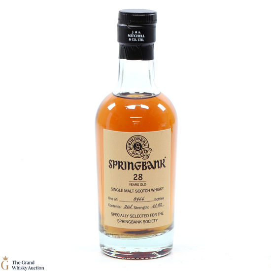 Springbank - 28 Year Old 2021 Society Release 20cl