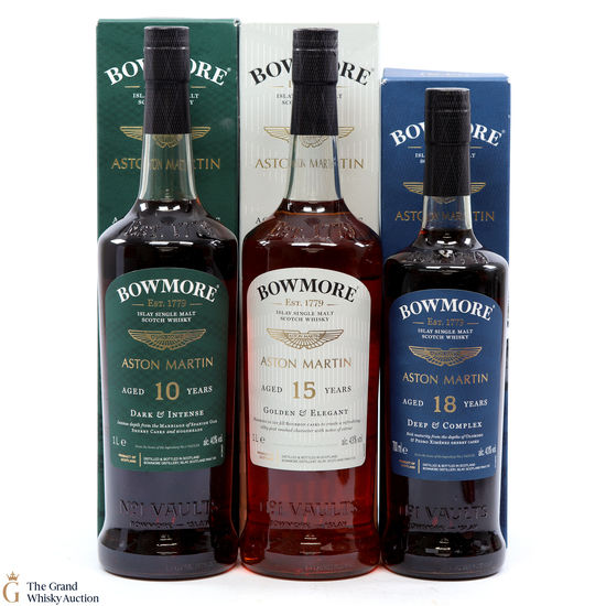 Bowmore - Aston Martin - Edition 1, 2 + 3