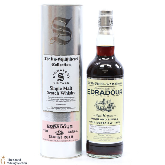 Edradour - 10 Year Old 2010 Cask #51 Signagory