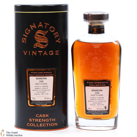 Deanston - 10 Year Old 2008 #900073 - Signatory