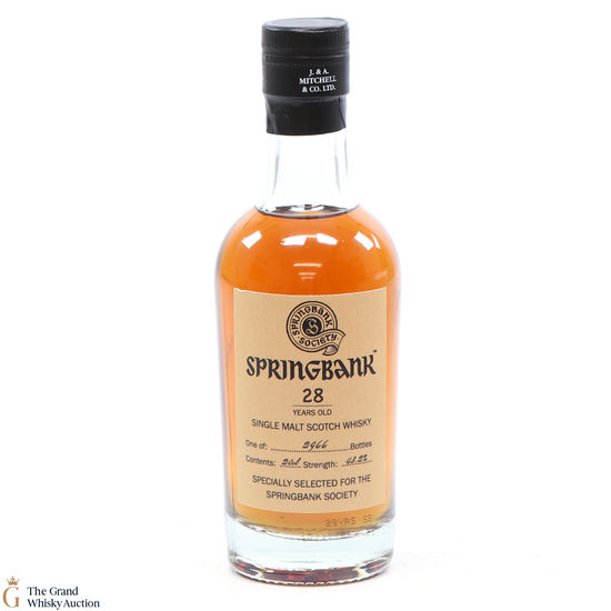 Springbank - 28 Year Old 2021 Society Release 20cl