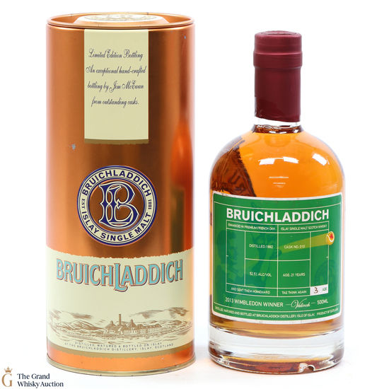 Bruichladdich - 1992 Valinch - Wimbledon Winner 2013