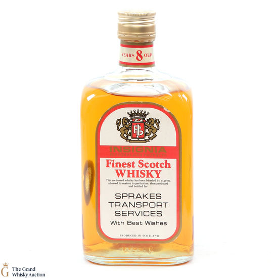 Blended Whisky - 8 Year Old Sparkes Transport Services