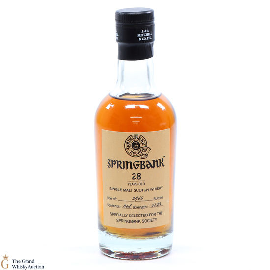 Springbank - 28 Year Old 2021 Society Release 20cl