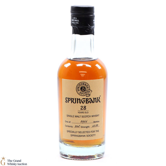 Springbank - 28 Year Old 2021 Society Release 20cl