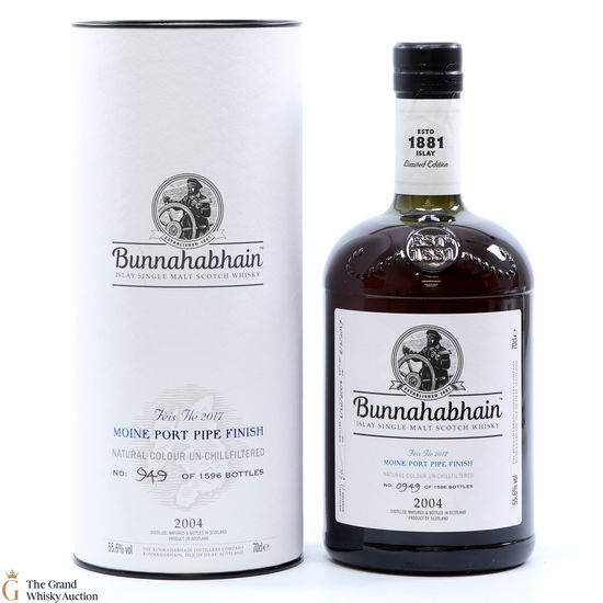 Bunnahabhain - 2004 Moine Port Pipe Finish - Feis Ile 2017