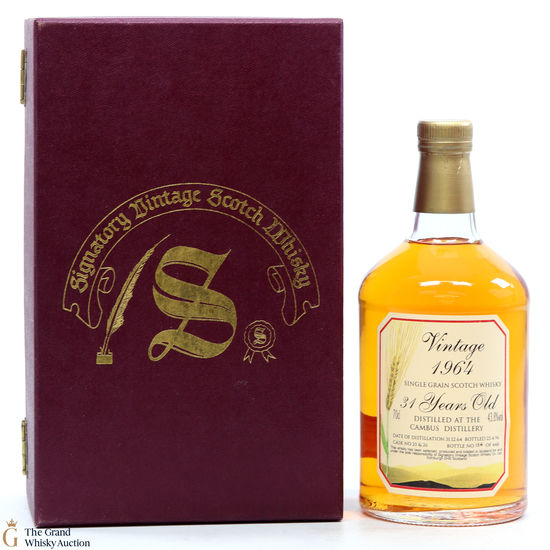 Cambus - 31 Year Old 1964 - Signatory Vintage
