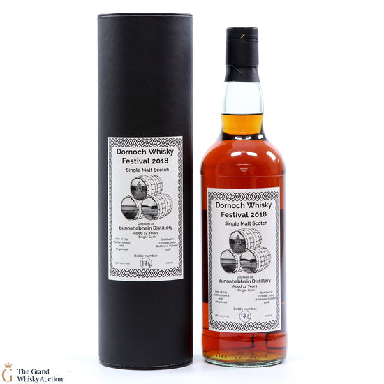 Bunnahabhain - 12 Year Old (2006) - Dornoch Whisky Festival  