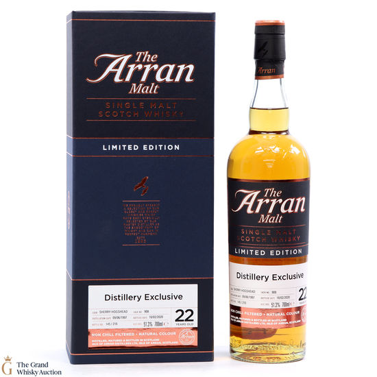 Arran - 22 Year Old 1997 - Single Cask #908 - Distillery Exclusive 