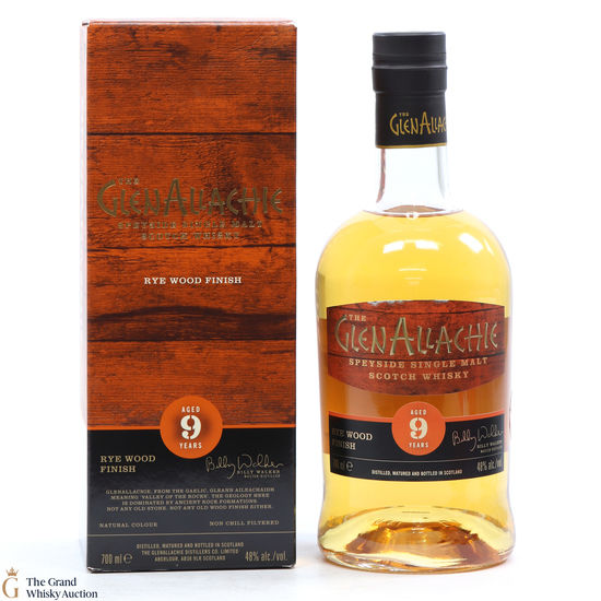 GlenAllachie - 9 Year Old - Rye Wood Finish