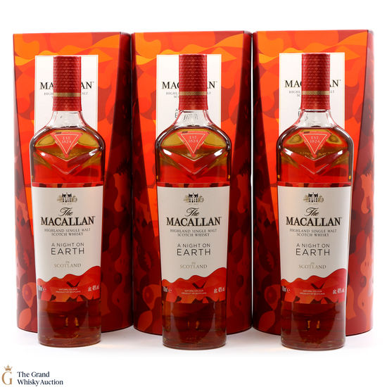 Macallan - A Night on Earth in Scotland (3 x 70cl)