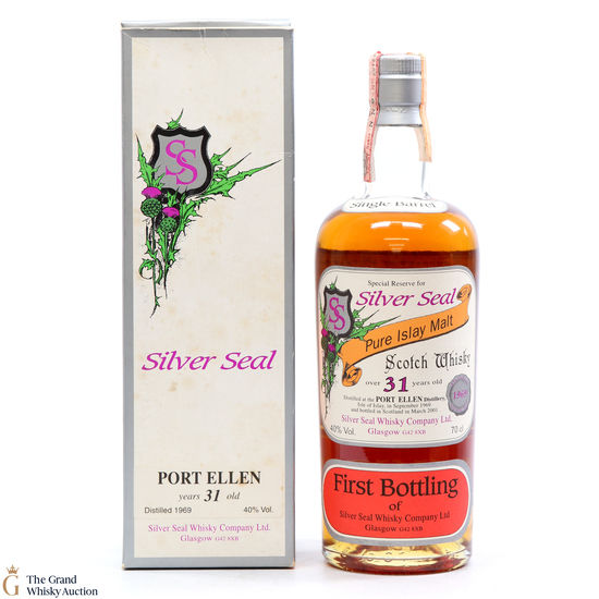 Port Ellen - 31 Year Old 1969 - Silver Seal 2001 First Bottling