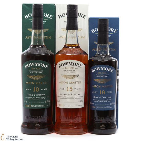 Bowmore - Aston Martin - Edition 1, 2 + 3