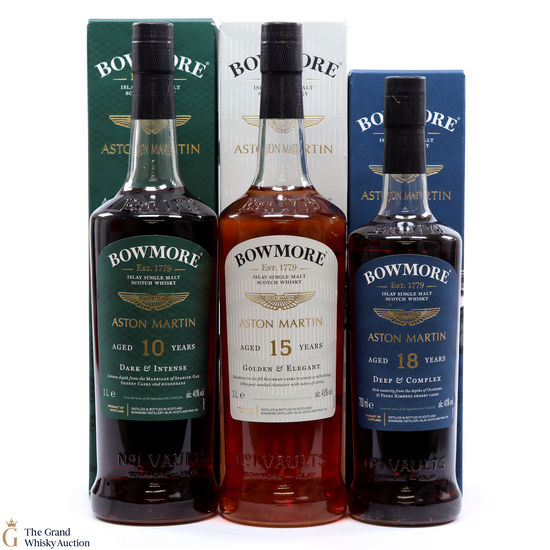 Bowmore - Aston Martin - Edition 1, 2 + 3