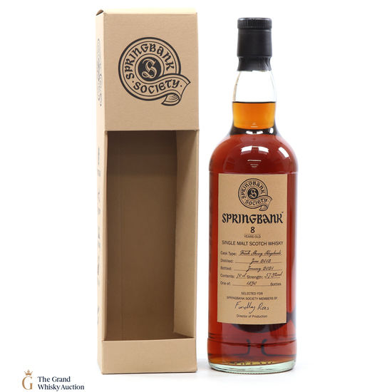 Springbank - 8 Year Old - 2012 Fresh Sherry Hogshead