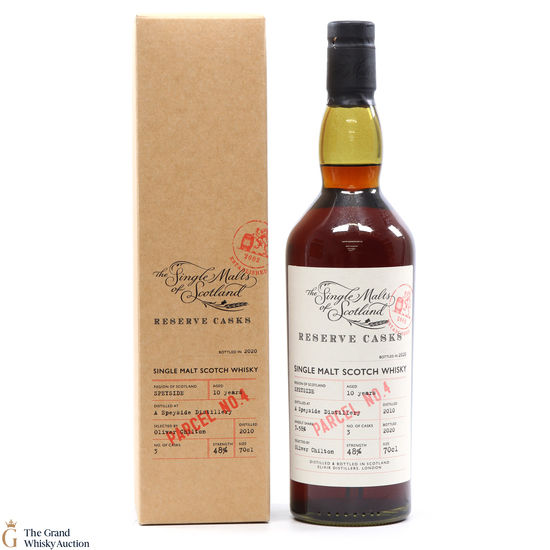 Speyside - 10 Year Old 2010 - Reserve Casks Parcel No. 4