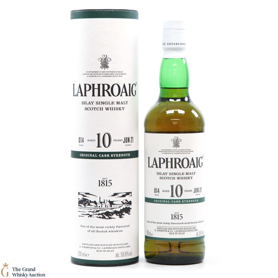 Laphroaig - 10 Year Old - Original Cask Strength Batch #014