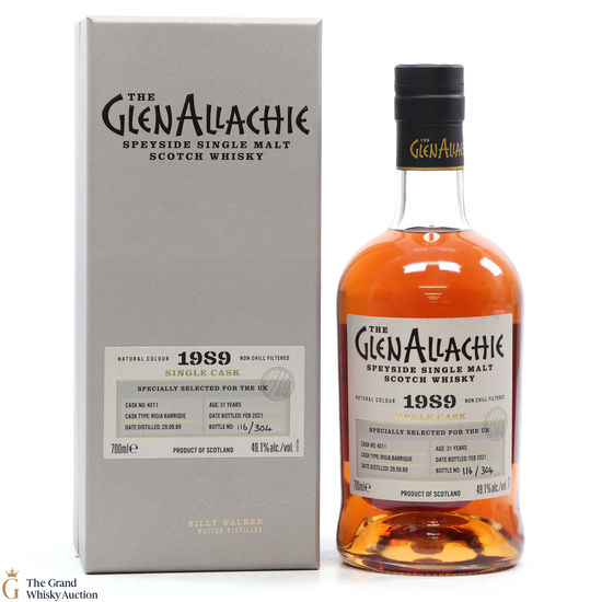 GlenAllachie - 31 Year Old 1989 Single Cask #4011
