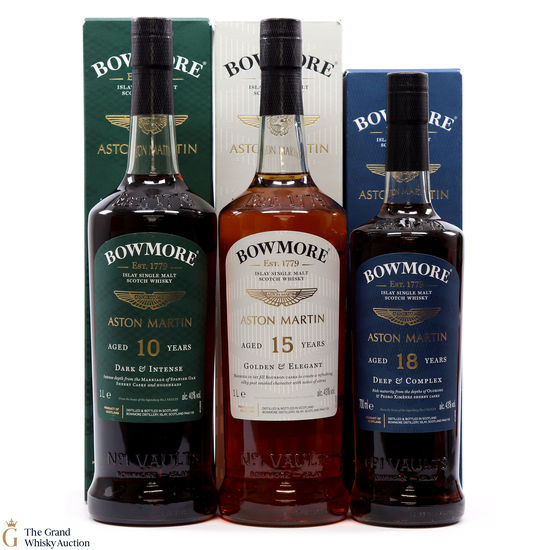 Bowmore - Aston Martin - Edition 1,2 + 3